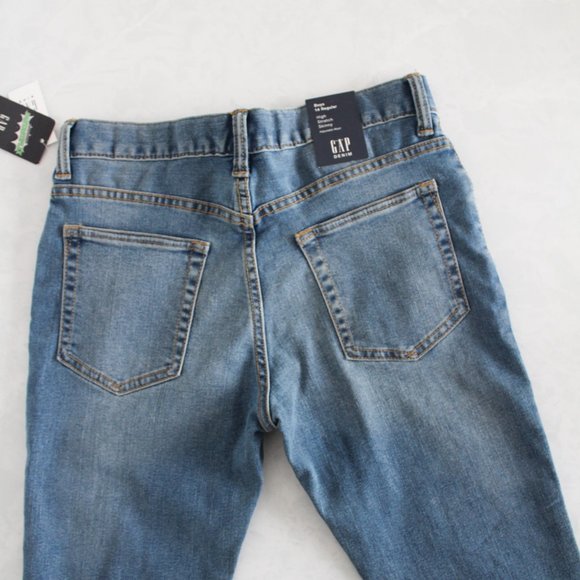 Gap Kids Denim Boys High Stretch Skinny Jeans size 14 Regular  NEW  NWT! - Picture 9 of 10